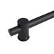 Душова стійка з тримачем універсальна Qtap Lepit 665 мм кругла QTLEP82103OB Black Matt, настінний монтаж SD00047525 фото 3