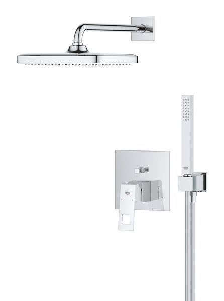 Схована душова система Grohe Eurocube Tempesta 250 Cube, хром, для душу (25289000) 25289000 фото