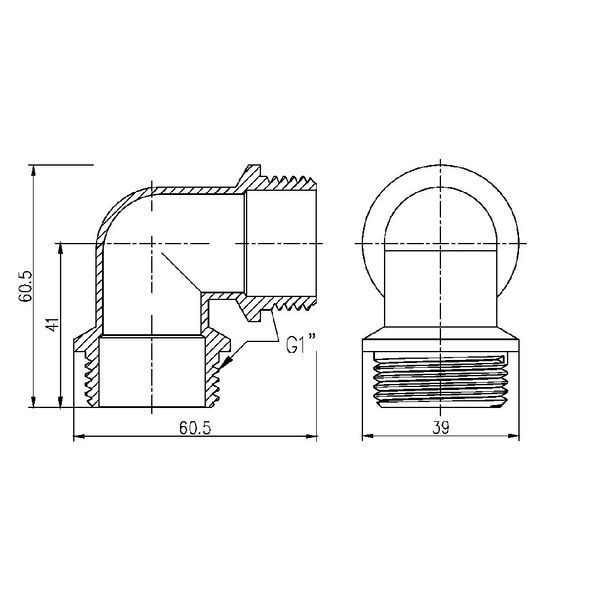 Кут SD Forte 1" ЗЗ SF37325 SD00002700 фото