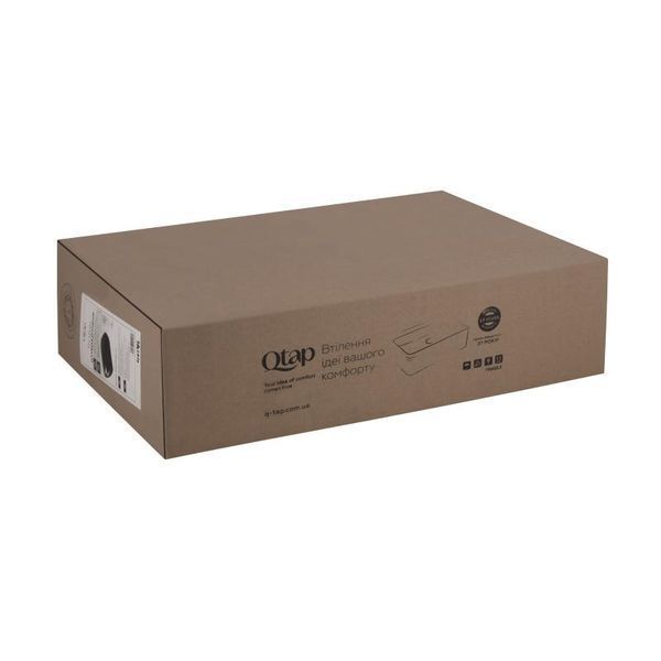 Раковина-чаша Qtap Robin 610х400х145 Matt black QT132143PMBMBN SD00052909 фото