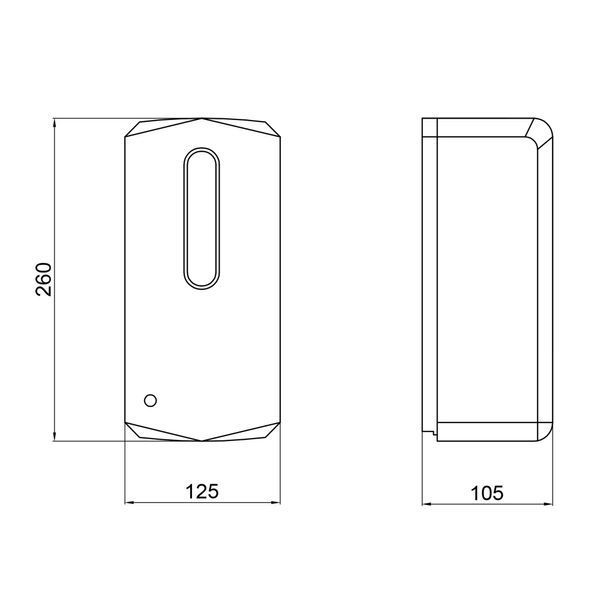 Дезінфектор Qtap Pohodli 6V безконтактний QT170WH42923 Білий (Zdrav&iacute;) для антисептика, сенсорне управління SD00049037 фото