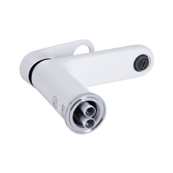 Смеситель для раковины Qtap Jay QTJAY270CRW45551 Chrome/White, однорычажный, латунь, глянцевая поверхность SD00051675 фото