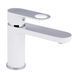 Смеситель для раковины Qtap Jay QTJAY270CRW45551 Chrome/White, однорычажный, латунь, глянцевая поверхность SD00051675 фото 1