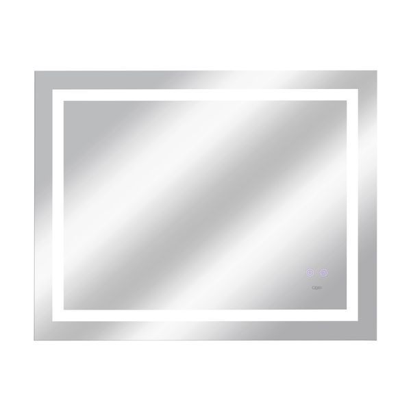 Дзеркало Qtap Mideya 900х700 з LED-підсвічуванням Touch, з антизапотіванням, з диммером, рег. яскравості Reverse SD00051749 фото