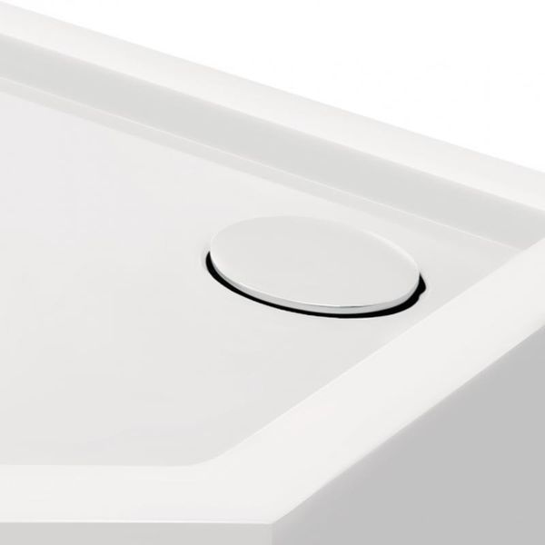 Душевой поддон Qtap Diamond 301112 100x100x12 см + сифон, акрил, низкий, белый SD00046993 фото