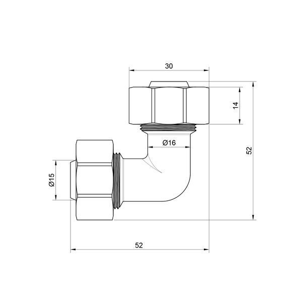 Кут обтискний SD Plus 20 SD155W2020 SD00002722 фото