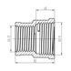 Муфта редукционная SD Forte 1/2"х3/4" ВВ SF3572015 SD00002558 фото 2