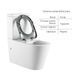 Унітаз підлоговий Qtap Freedom інклюзивний Rimless безобідковий з сидінням Soft-Close WHITE QT22226098W, з горизонтальним випуском SD00052583 фото 3