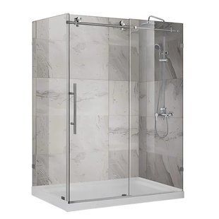 Душова кабіна без піддону Koer SR SC07 120x90 см прозоре скло 8 мм, хром (KR5370) KR5370 фото