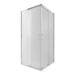 Душевая кабина Qtap Taurus CRM1011SC6 100x100 см, стекло Clear 6 мм, покрытие CalcLess, раздвижные двери SD00045257 фото