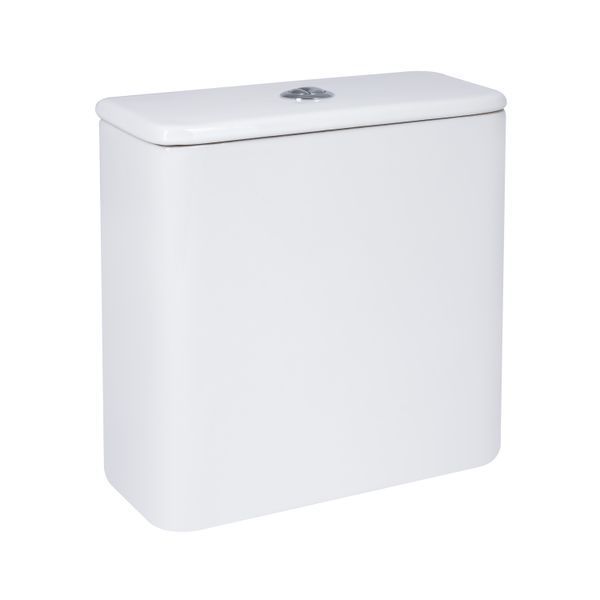 Унітаз-компакт Qtap Presto Quadro безобідковий з сидінням Soft-close QT24221215AW, підлоговий, білий SD00052480 фото