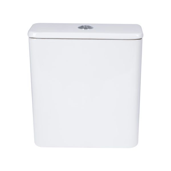 Унітаз-компакт Qtap Presto Quadro безобідковий з сидінням Soft-close QT24221215AW, підлоговий, білий SD00052480 фото