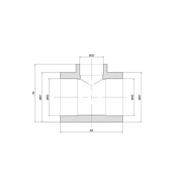 Трійник PPR Thermo Alliance 50х32х50 SD00029367 фото