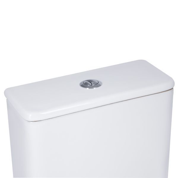 Унітаз-компакт Qtap Presto Quadro безобідковий з сидінням Soft-close QT24221215AW, підлоговий, білий SD00052480 фото