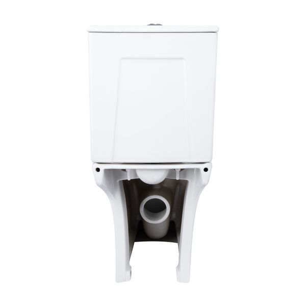 Унітаз-компакт Qtap Presto Quadro безобідковий з сидінням Soft-close QT24221215AW, підлоговий, білий SD00052480 фото