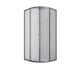Душевая кабина Mixxus PLAIN SCT02 с низким поддоном 90x90 см, стекло 4мм, графит (MI6901) MI6901 фото 3