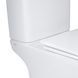 Унітаз-компакт Qtap Presto Quadro безобідковий з сидінням Soft-close QT24221215AW, підлоговий, білий SD00052480 фото 5