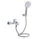 Смеситель для ванны Qtap Jay (c душевым гарнитуром) QTJAY259CRW45553 Chrome/White, латунь, однорычажный SD00051677 фото 1