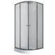 Душевая кабина Mixxus PLAIN SCT02 с низким поддоном 90x90 см, стекло 4мм, графит (MI6901) MI6901 фото 1
