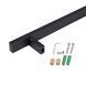 Душова стійка з тримачем універсальна Qtap Lepit 705 мм прямокутна QTLEP82103NB Black Matt, настінна установка SD00047528 фото 3