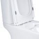 Унітаз-компакт Qtap Presto Quadro безобідковий з сидінням Soft-close QT24221215AW, підлоговий, білий SD00052480 фото 9