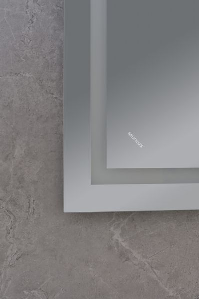 Дзеркало Mixxus Warm MR02-100x70 (годинник, LED-підсвітка, антизапотівання) (MI6002) MI6002 фото