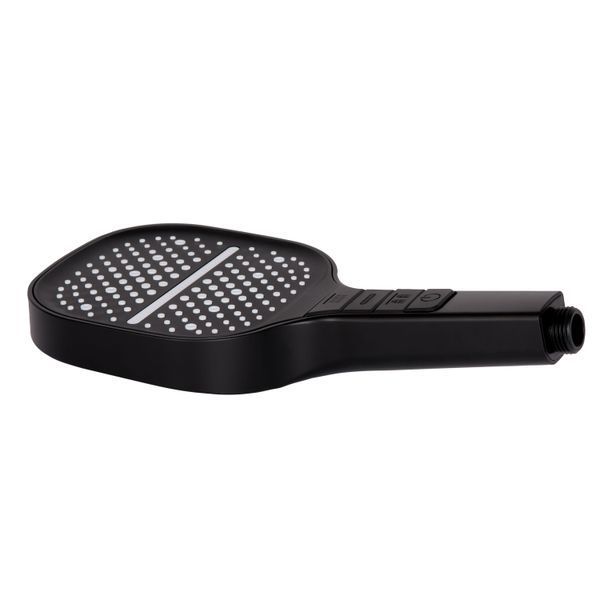 Лейка для ручного душа Qtap Rucni 130x130 мм QTRUC125BLM45957 Черный Мат, 3 режима работы, ABS пластик SD00052081 фото