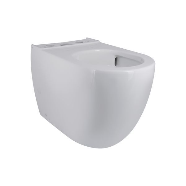 Унітаз-компакт Qtap Robin Ultra Quiet безобідковий з сидінням Soft-close QT13222128AUQ1W, підлоговий, білий колір SD00051949 фото