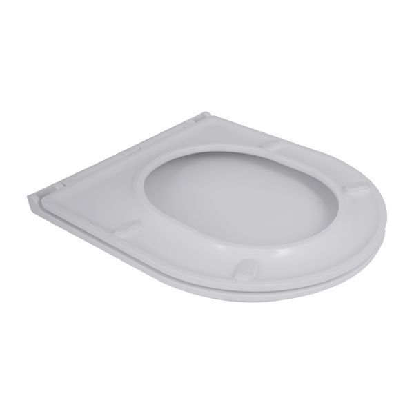 Унітаз-компакт Qtap Robin Ultra Quiet безобідковий з сидінням Soft-close QT13222128AUQ1W, підлоговий, білий колір SD00051949 фото