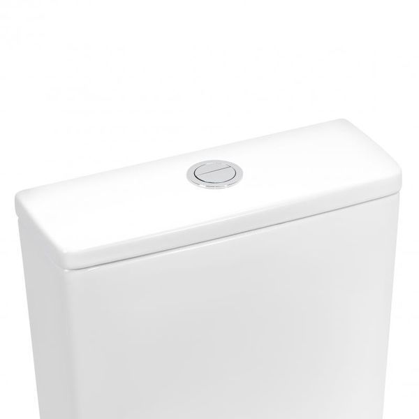 Унітаз-компакт Qtap Scorpio безобідковий Ultra Quiet з сидінням Soft-close QT14222125AUQW, підлоговий, білий SD00050897 фото