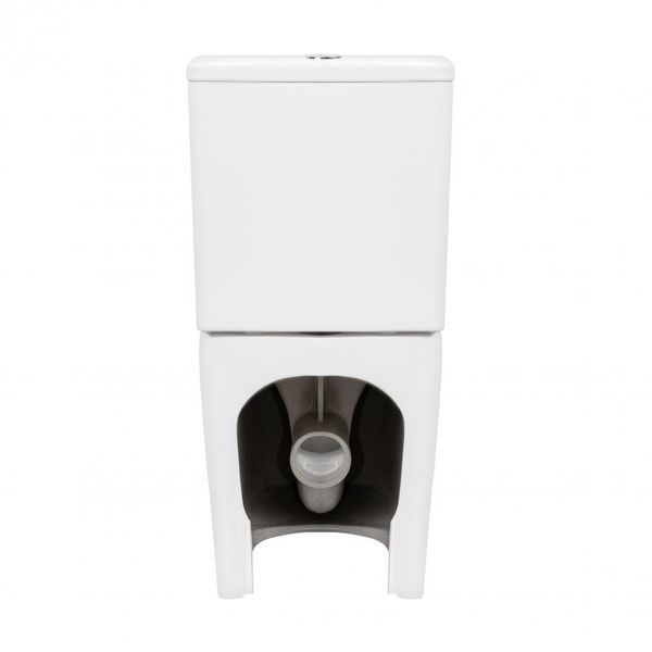 Унітаз-компакт Qtap Scorpio безобідковий Ultra Quiet з сидінням Soft-close QT14222125AUQW, підлоговий, білий SD00050897 фото