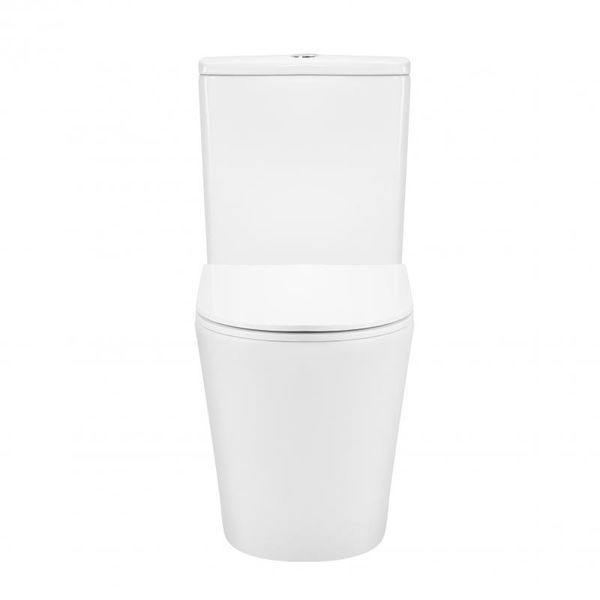 Унітаз-компакт Qtap Scorpio безобідковий Ultra Quiet з сидінням Soft-close QT14222125AUQW, підлоговий, білий SD00050897 фото