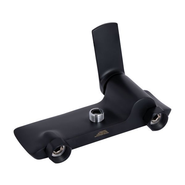 Змішувач для душу Qtap Slavonice QTSLA266BLM45908 Black Matt, одноважільний, латунь, 10 років гарантії SD00052032 фото