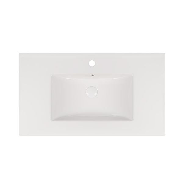 Комплект Qtap Albatross 810х725х460 White тумба підвісна + раковина урізна QT0172TP800D3080CW SD00044931 фото