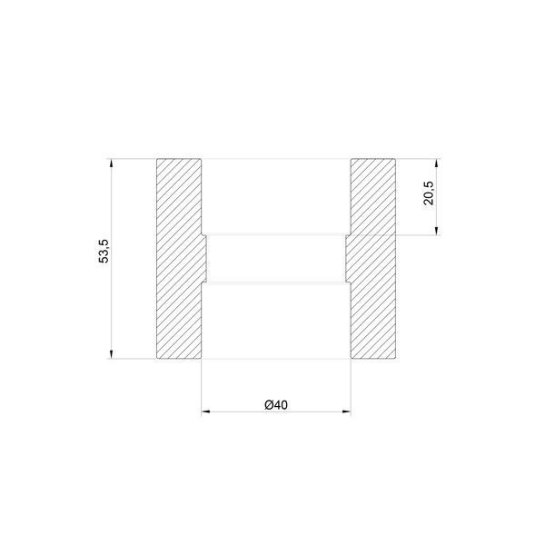 Муфта PPR Thermo Alliance 40 SD00029296 фото