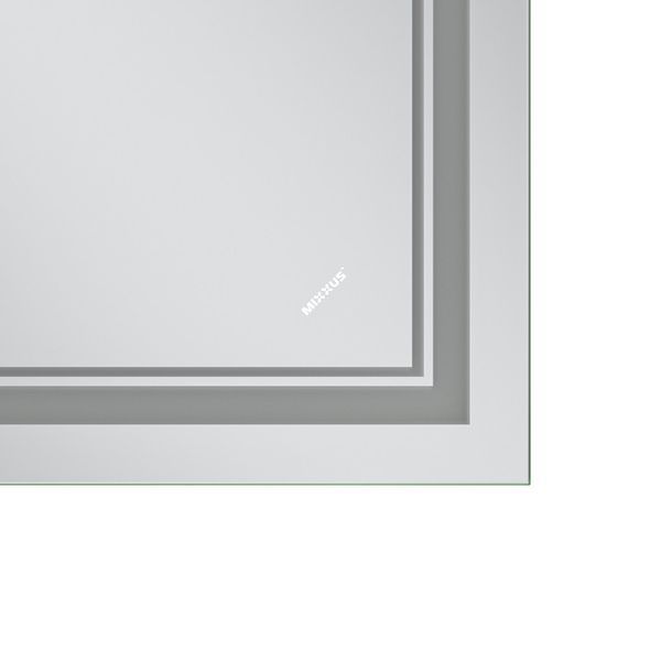 Дзеркало Mixxus Premium QUADRO MR20-90x70-REVERSE (LED Touch, Anti-fog, димер) (MP6621) MP6621 фото