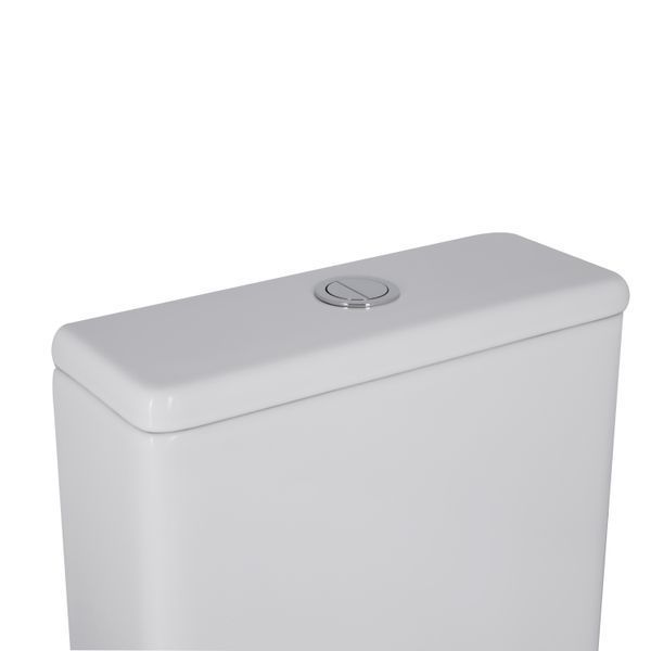 Унітаз-компакт Qtap Robin Ultra Quiet безобідковий з сидінням Soft-close QT13222128AUQ1W, підлоговий, білий колір SD00051949 фото