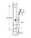 Душовий гарнітур GROHE Rainshower SmartActive 3 режими струї, хром (26578000) 26578000 фото 5