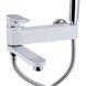 Смеситель для ванны Qtap Jay с поворотным изливом (c душевым гарнитуром) QTJAY260CRW45554 Chrome/White SD00051678 фото 3