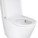 Унітаз-компакт Qtap Scorpio безобідковий Ultra Quiet з сидінням Soft-close QT14222125AUQW, підлоговий, білий SD00050897 фото 1