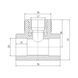 Трійник PPR Blue Ocean 20х1/2"х20 ВР SD00009239 фото 2
