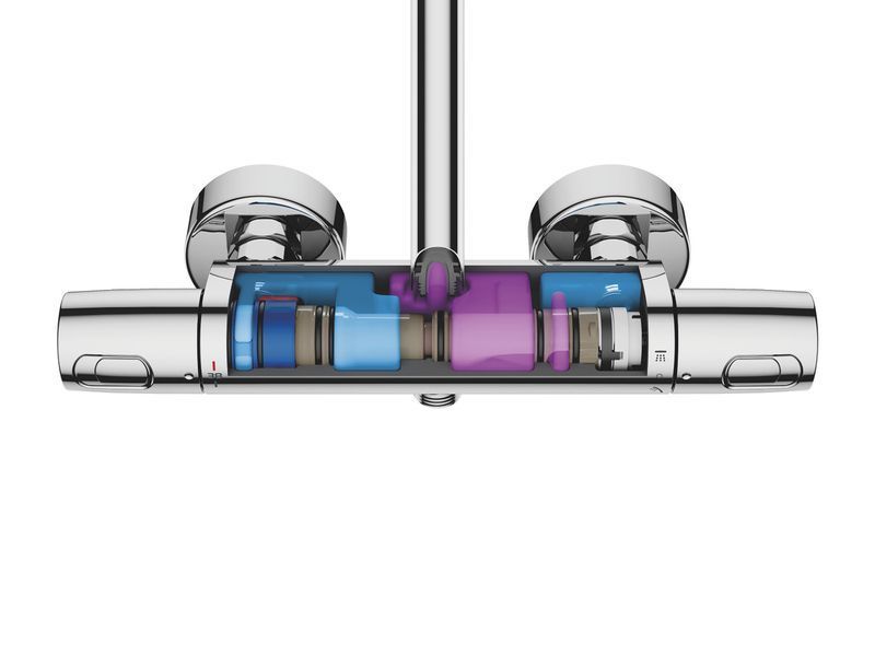 Душевая система Grohe Euphoria с термостатом и хромированным покрытием 26075001 (26075001) 26075001 фото