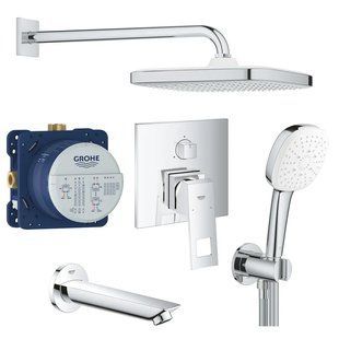 Набір для ванни Grohe Eurocube Tempesta Cube 250, хром, вбудований змішувач (UA26417SC0) UA26417SC0 фото