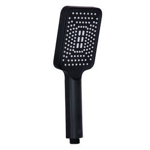 Лійка для ручного душу Qtap Rucni 245x95 мм прямокутна QTRUC125BLM45780 Black Matt SD00051904 фото