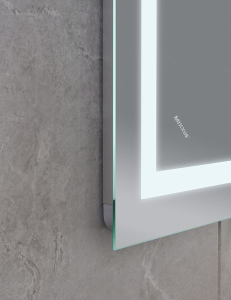 Дзеркало Mixxus Warm MR02-100x60 (годинник, LED-підсвітка, антизапотівання) (MI6003) MI6003 фото