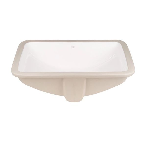Комплект Qtap Stork: Раковина врізна прамокутна 530x370x200 мм White + Донний клапан PU02O SD00053417 фото