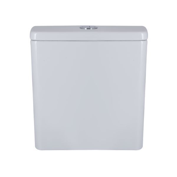 Унітаз-компакт Qtap Cardinal Ultra Quiet безобідковий з сидінням Soft-close QT04222168AUQ3W, підлоговий, білий SD00051950 фото