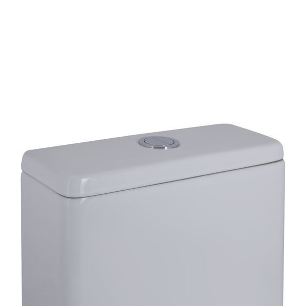 Унітаз-компакт Qtap Cardinal Ultra Quiet безобідковий з сидінням Soft-close QT04222168AUQ3W, підлоговий, білий SD00051950 фото