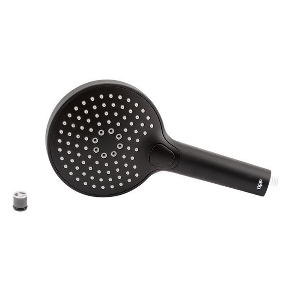 Лейка для ручного душа Qtap Rucni 120 мм круглая QTRUCA120O3KBB Black Matt, 3 типа струи, ABS пластик SD00041889 фото