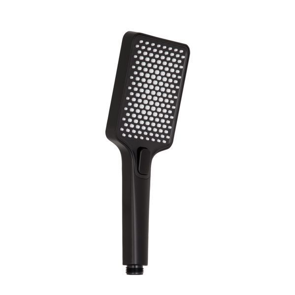 Лейка для ручного душа Qtap Rucni 140x95 мм прямоугольная QTRUC125BLM45959 Black Matt, 3 режима работы SD00052083 фото